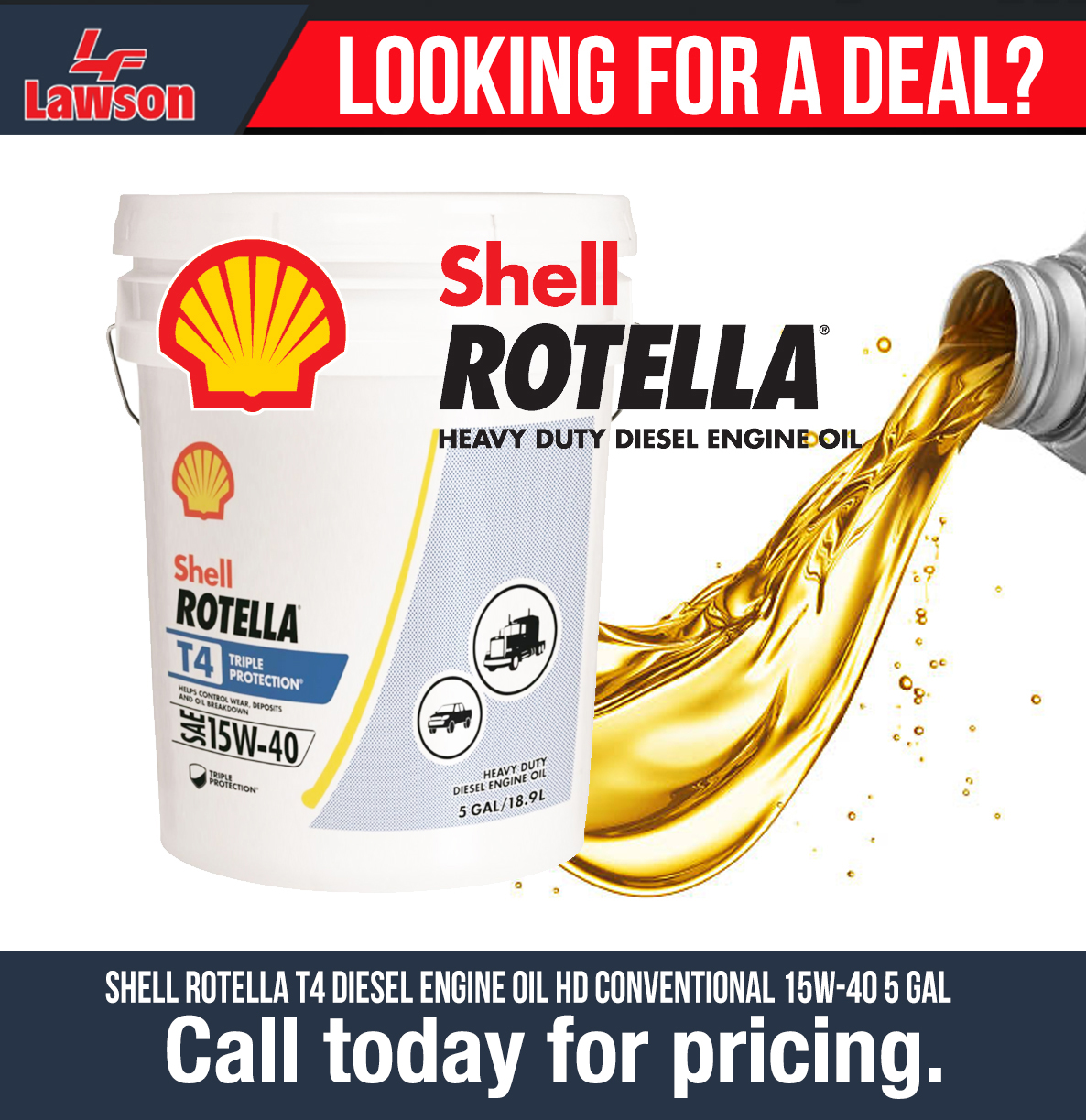 Lawson Filters & Supply carries Chevron Oil & Lubricants! Get your hands on DELO 400 XLE SB 15W-40 from us today! We only carry the best, support your local heavy duty truck maintenance business: www.lfsupply.us
#LFSupply #Chevron