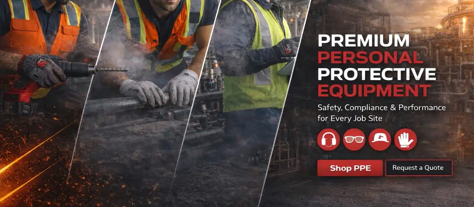 Industrial PPE products and safety equipment supplied by Lawson Filters & Supply in New Orleans